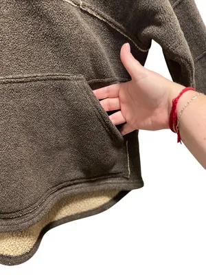 The North Face Vintage Y2K Fleece Quarter Zip Pullover Jacket Brown Size S Cozy thumbnail 8