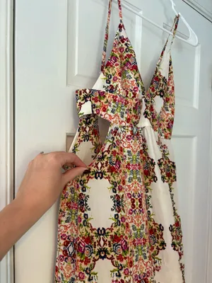 Floral Maxi Dress Multiple Size 0 thumbnail 3