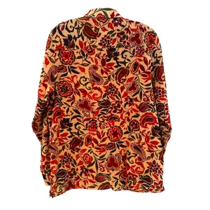 Lauren Ralph Lauren Paisley Floral Blouse Women's Medium‎ Career Preppy Classic thumbnail 5