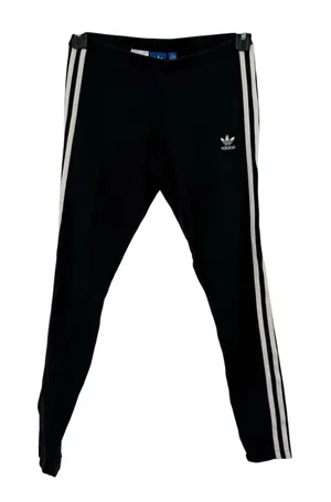 Adidas Size Medium Black White Leggings Athletic Activewear Pants thumbnail 1