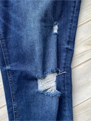Vervet denim dark wash stretch cuffed slim straight jeans distressed fall winter thumbnail 9
