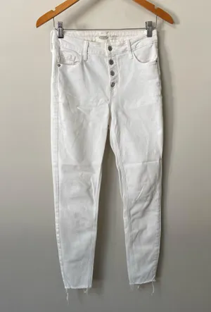 Rockstar Super Skinny White Jeans thumbnail 1