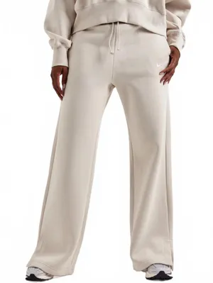 Nike Sportswear Phoenix Fleece High-Waisted Wide-Leg Pants NWT Tan Medium thumbnail 1