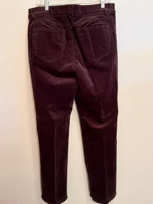 🦄🦄🦄BOGOHO 🦄🦄🦄Democracy Corduroy Slim Pants in Plum-14 thumbnail 7