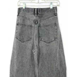 We the Free People 28 Libre Wide Leg Jeans Denim Washed Black Flare 31" inseam thumbnail 8