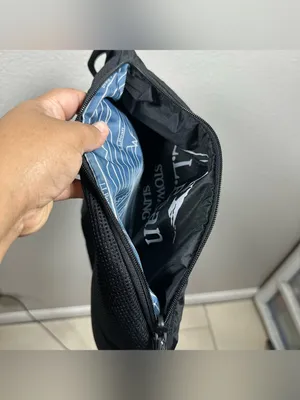 L.L.Bean Black Stowaway Packable Sling thumbnail 8