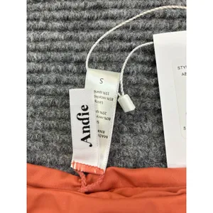 Andie Swim The Symi Bottom Cedar Orange Ruched Cheeky Bikini Bottom AB431 Small thumbnail 6