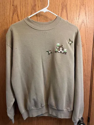 Vintage Kitty Crewneck Green Size M thumbnail 1
