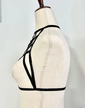 Black Body Harness Straps thumbnail 2