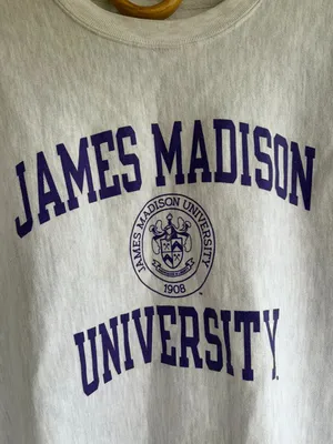 Vintage Champion Reverse Weave James Madison University Crewneck Medium thumbnail 3