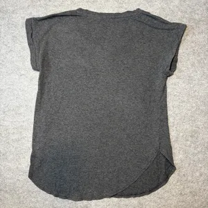 NFL TEAM APPAREL Women's V-Neck T-Shirt M Gray Heather Graphic thumbnail 5
