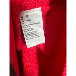 American Eagle Outfitters Womens XS‎ Pink Textured Knit Back Zip Sweater XS/TP thumbnail 6