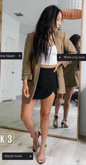 Zara New‼️ High Waisted Skort In Black Size S thumbnail 3