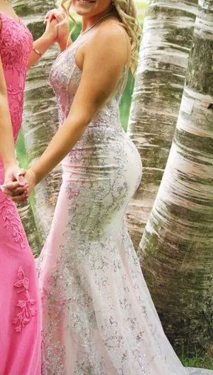 worn once prom dress Pink Size 4 thumbnail 4