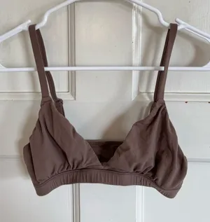 Skims taupe brown bralette size small thumbnail 1