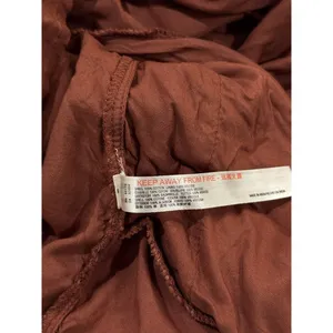 Free People Women Dress Brown Marina Mini Puffed Tie Back A Line Boho Chic Small thumbnail 11