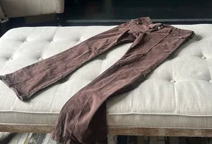 J Galt Brandy Melville Brown Flare Pants Size Small thumbnail 1