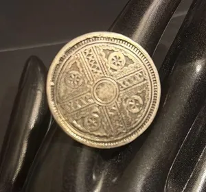 Vintage Silver Coin Ring thumbnail 1