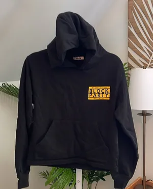 Madhappy Hoodie Block Party Insecure‎ Inglewood Black Sweatshirt XS thumbnail 1