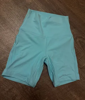Lululemon Cyan Blue align shorts 6" thumbnail 1
