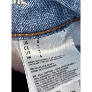 American‎ Eagle Outfitters Denim Shorts Womens Size 0 Light Wash Frayed thumbnail 9