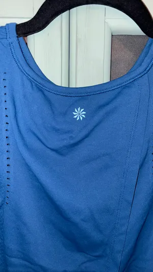 Athleta Open Back Blue Tank thumbnail 2