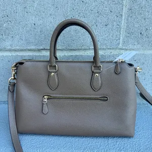 NWT Coach Georgia Satchel Bag CR156 in dark stoen thumbnail 2