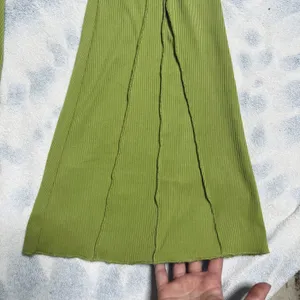 Avocado Ribbed Flare Pants thumbnail 5