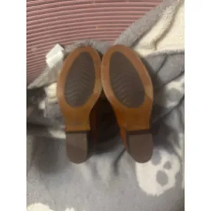 Clarks Maypearl Fawn Ankle Round Toe Brown Boots 7.5 Southwestern Boho Casual thumbnail 7