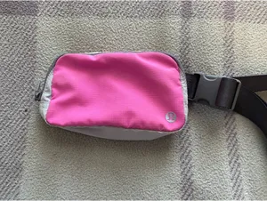 Rare Lululemon Pink and Grey Everywhere Belt Bag thumbnail 1