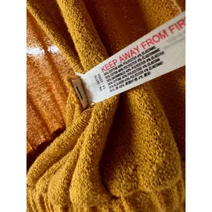 Free People Beach Rita One Piece Mustard Yellow Plunge Terry Jumpsuit Size Small thumbnail 7