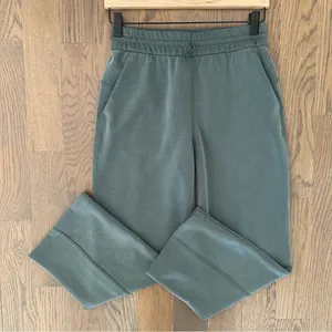 Lululemon Softstreme High Rise Straight Leg Cropped Pant in Dark Forest Size 4 thumbnail 1