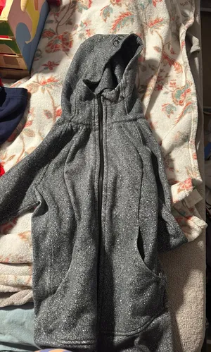 Lululemon black and white speckled full length scuba thumbnail 1