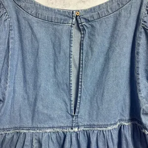 Get Obsessed Cotton Denim Mini Dress- Women's Size Medium thumbnail 6
