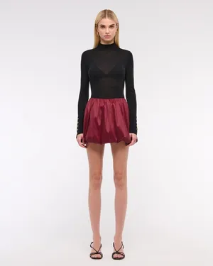 Abercrombie Mid-rise Bubble Hem Skirt thumbnail 2