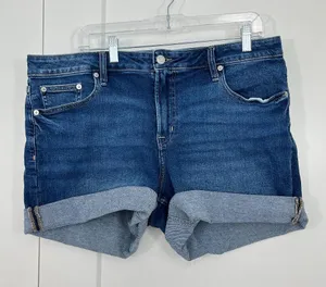 Gap Size 16/33 Blue 5" Denim Jean Shorts thumbnail 1