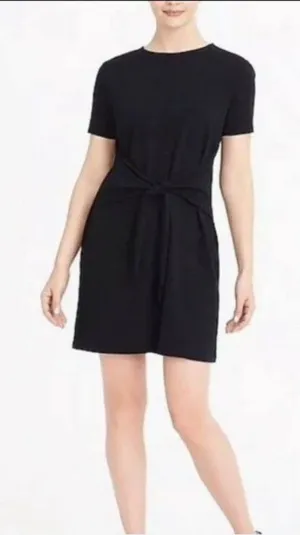 J. Crew Tie Waist Tshirt‎ dress short sleeve Size Small thumbnail 1