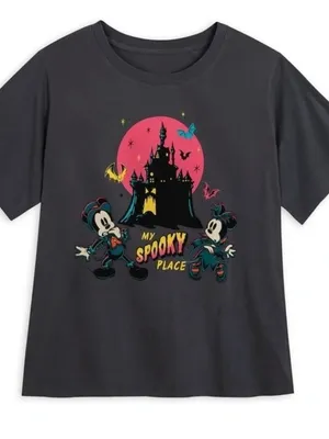 Disney "My Spooky Place" Halloween Tee gray thumbnail 1