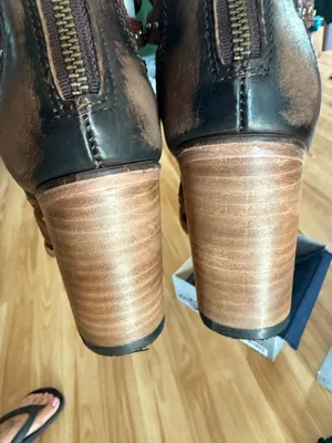 Awesome New FREEBIRD by Steven Lotus Stud Gladiator Heels - Cognac - Sz 8 thumbnail 8