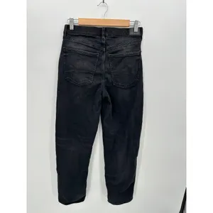 American Eagle Womens Strigid Super High Rise Baggy Straight Denim‎ Jeans Sz 4 thumbnail 2