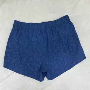GAP Women's Navy Leopard Print Athletic Shorts thumbnail 8