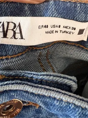 Zara High-Rise Flare Jeans size 8 thumbnail 3
