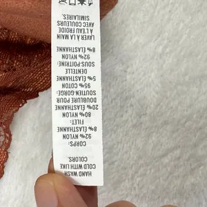 Aerie‎ Rust Orange Floral Lace Halter Bralette Large L/G 3086-8559-263448 thumbnail 5