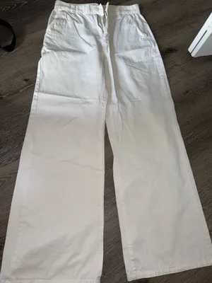 Cotton On White Pants Flare thumbnail 1