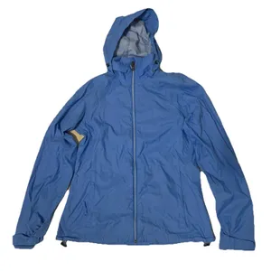 Columbia Sportswear Jacket Small Womens Blue Windbreaker Rain Zip Hood Light thumbnail 1