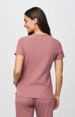 Figs Mauve Casma 2 Pocket Top thumbnail 5