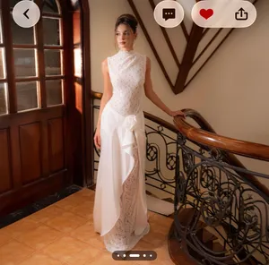 White Lace Maxi Dress thumbnail 2