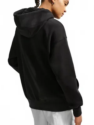 Nike Sportswear Phoenix Fleece Women's Oversized Logo Hoodie NWT Black XXL thumbnail 2