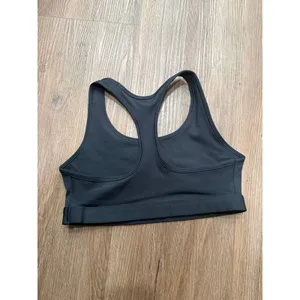 Nike‎ Swoosh Dri-FIT Womens Medium Support Racerback Sports Bra Black Small 3438 thumbnail 3