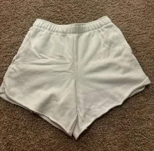 Aerie Sweat Shorts White thumbnail 1